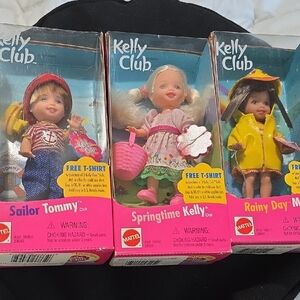 Mattel Kelly Club Dolls Trio - Sailor, Springtime, Rainy Day
